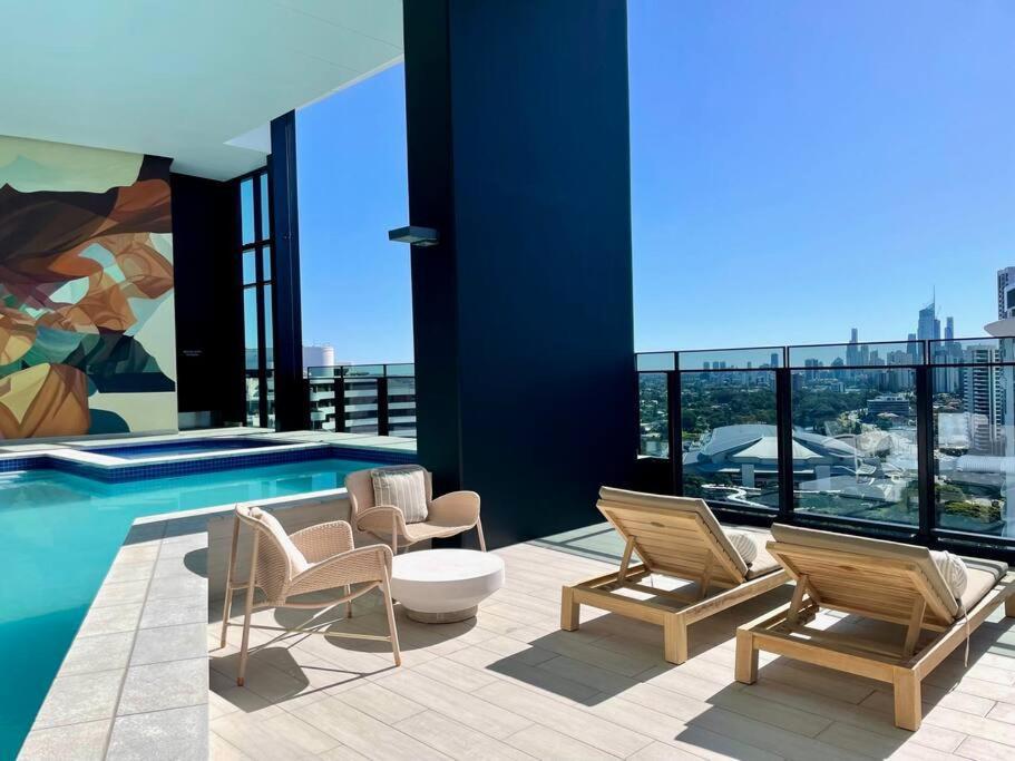 Luxury Stunning Riverview 1 Bedroom Apt 479F Gold Coast Eksteriør billede